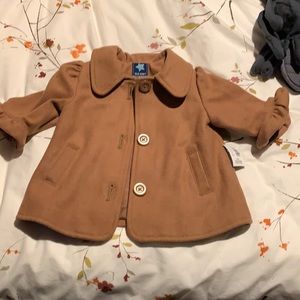 NWT Old navy camel baby coat 3-6months